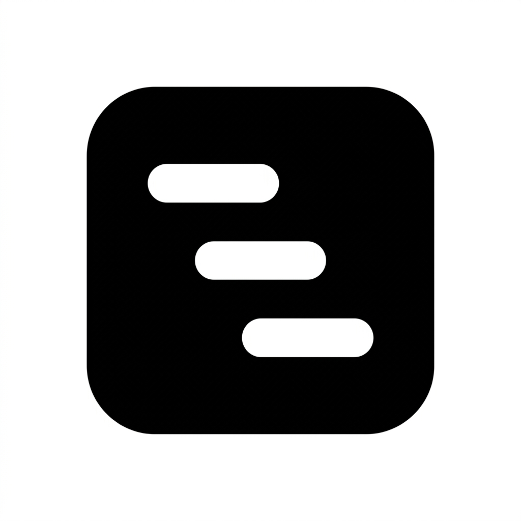 EmailWaterfall mark: three bars stepping down